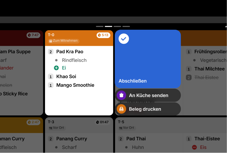 Zeitsparende Aktionen